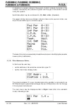 Предварительный просмотр 18 страницы R.V.R. Elettronica PJ2500M-C User Manual