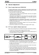 Preview for 31 page of R.V.R. Elettronica PJ300M User Manual