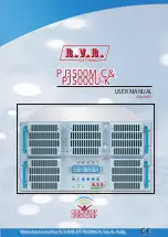 R.V.R. Elettronica PJ3500M-C User Manual предпросмотр