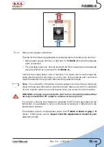 Предварительный просмотр 19 страницы R.V.R. Elettronica PJ5000U-K User Manual