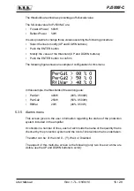 Preview for 21 page of R.V.R. Elettronica PJ500M-C User Manual