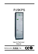 Предварительный просмотр 1 страницы R.V.R. Elettronica PJ5KPS User'S & Technical Manual