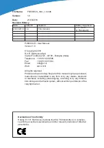 Preview for 2 page of R.V.R. Elettronica PJ6000U-K User Manual