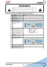 Preview for 3 page of R.V.R. Elettronica PJ6000U-K User Manual