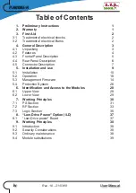 Preview for 6 page of R.V.R. Elettronica PJ6000U-K User Manual