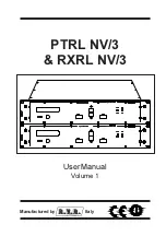 Предварительный просмотр 1 страницы R.V.R. Elettronica PTRL NV/3 User Manual