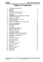 Preview for 3 page of R.V.R. Elettronica PTRL NV/3 User Manual