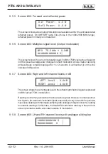 Preview for 46 page of R.V.R. Elettronica PTRL NV/3 User Manual