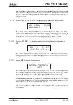 Предварительный просмотр 47 страницы R.V.R. Elettronica PTRL NV/3 User Manual