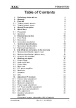 Preview for 5 page of R.V.R. Elettronica PTX30 UHT/S3 User Manual