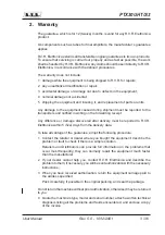 Preview for 9 page of R.V.R. Elettronica PTX30 UHT/S3 User Manual