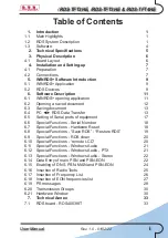 Preview for 3 page of R.V.R. Elettronica RDS-TFT2HE User Manual