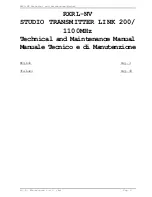 Предварительный просмотр 2 страницы R.V.R. Elettronica RXRL-NV Technical Manual