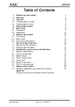 Preview for 3 page of R.V.R. Elettronica SDC100 User Manual