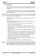 Preview for 14 page of R.V.R. Elettronica SDC100 User Manual