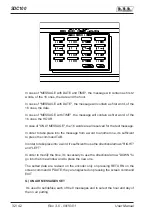 Предварительный просмотр 36 страницы R.V.R. Elettronica SDC100 User Manual