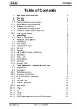 Preview for 3 page of R.V.R. Elettronica SDC2000 User Manual