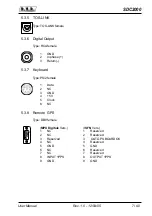 Preview for 11 page of R.V.R. Elettronica SDC2000 User Manual