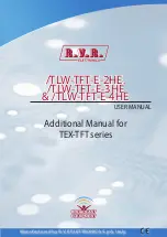 R.V.R. Elettronica TEX-TFT Series User Manual preview