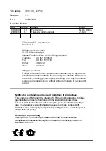 Предварительный просмотр 2 страницы R.V.R. Elettronica TEX1000-LCD User Manual