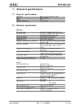 Preview for 25 page of R.V.R. Elettronica TEX1000-LCD User Manual