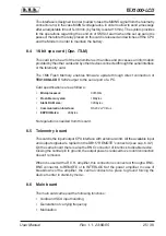 Preview for 29 page of R.V.R. Elettronica TEX1000-LCD User Manual