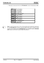 Preview for 42 page of R.V.R. Elettronica TEX1000-LCD User Manual