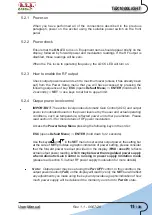 Preview for 17 page of R.V.R. Elettronica TEX1000LIGHT User Manual