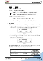 Preview for 19 page of R.V.R. Elettronica TEX1000LIGHT User Manual