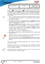 Preview for 20 page of R.V.R. Elettronica TEX1000LIGHT User Manual