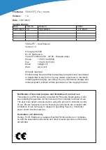 Предварительный просмотр 2 страницы R.V.R. Elettronica TEX1002TFT User Manual