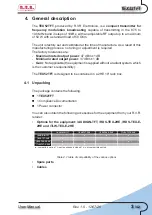 Предварительный просмотр 9 страницы R.V.R. Elettronica TEX1002TFT User Manual