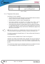 Предварительный просмотр 16 страницы R.V.R. Elettronica TEX1002TFT User Manual