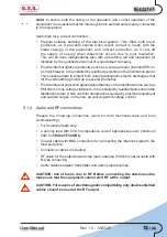 Предварительный просмотр 19 страницы R.V.R. Elettronica TEX1002TFT User Manual