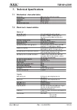 Preview for 23 page of R.V.R. Elettronica TEX150-LCD/S User Manual