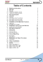 Preview for 5 page of R.V.R. Elettronica TEX1703 User Manual