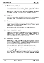 Preview for 12 page of R.V.R. Elettronica TEX2000LCD User Manual