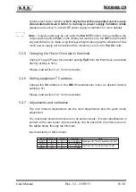 Preview for 13 page of R.V.R. Elettronica TEX2000LCD User Manual