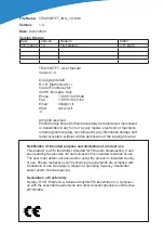 Preview for 2 page of R.V.R. Elettronica TEX2503 User Manual