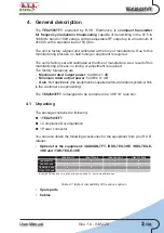 Preview for 9 page of R.V.R. Elettronica TEX2503 User Manual