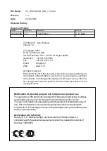 Preview for 2 page of R.V.R. Elettronica TEX300LCD User Manual