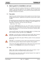 Preview for 9 page of R.V.R. Elettronica TEX300LCD User Manual