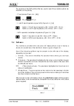 Preview for 11 page of R.V.R. Elettronica TEX300LCD User Manual