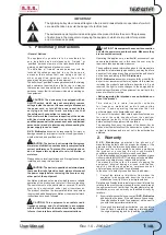 Preview for 7 page of R.V.R. Elettronica TEX702TFT Operator'S Manual