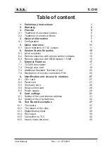 Preview for 3 page of R.V.R. Elettronica TLC300 User Manual