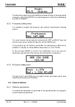 Preview for 22 page of R.V.R. Elettronica TOUCH30S User Manual