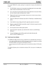 Preview for 20 page of R.V.R. Elettronica TRDS 4001 User Manual