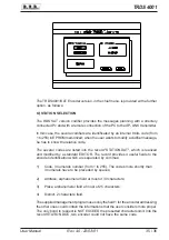 Предварительный просмотр 39 страницы R.V.R. Elettronica TRDS 4001 User Manual