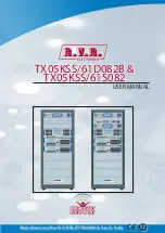 R.V.R. Elettronica TX05KSS/61D082B User Manual preview