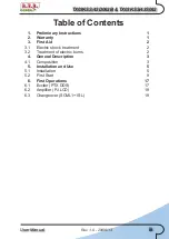 Preview for 5 page of R.V.R. Elettronica TX05KSS/61D082B User Manual